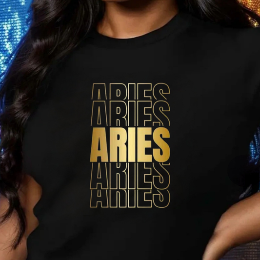 Aries Zodiac Sign T-Shirt