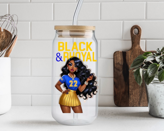 Black & Royal Tumbler