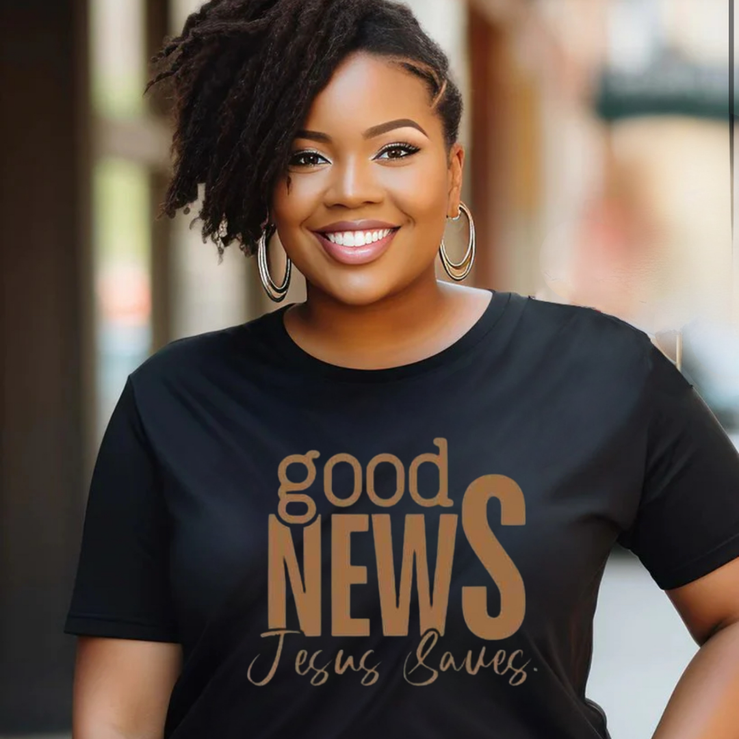 Good News Jesus Saves T-shirt