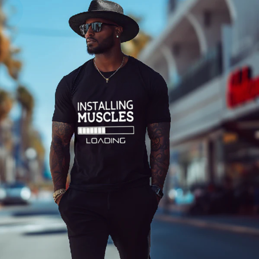 Installing Muscles T-Shirt