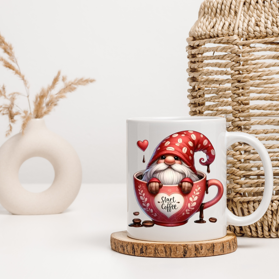 Start With Coffee Mug