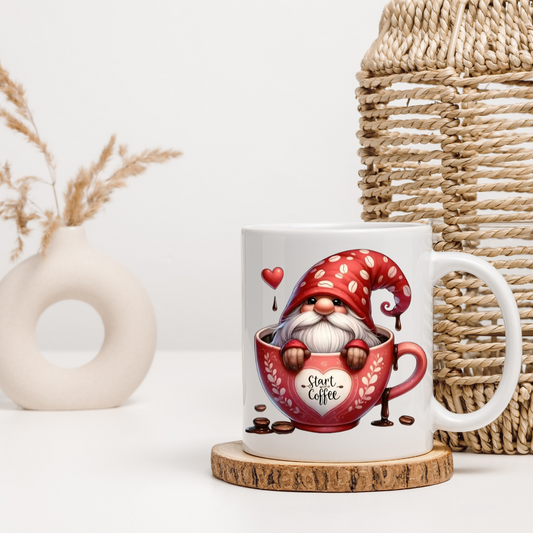 Start With Coffee Mug