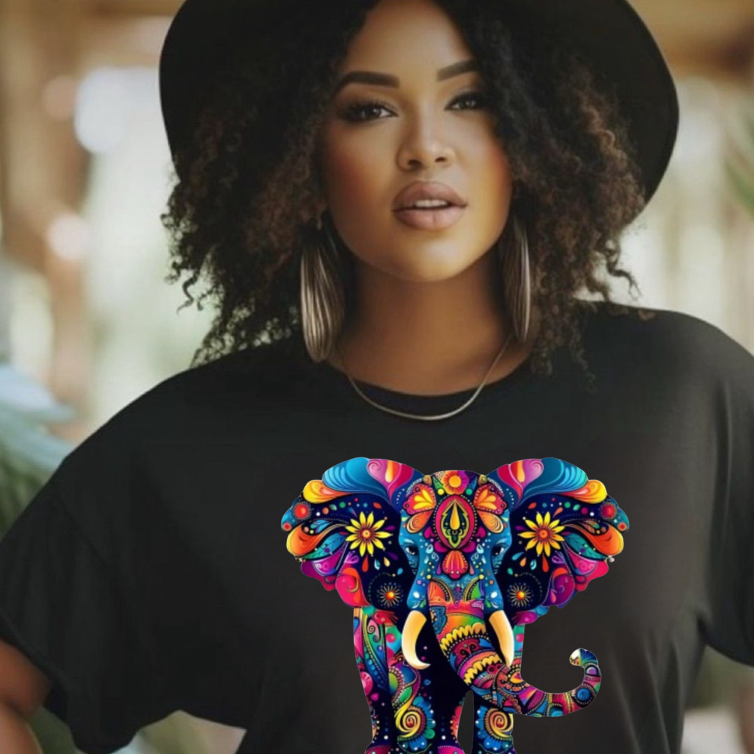 Colorful Elephant T-Shirt