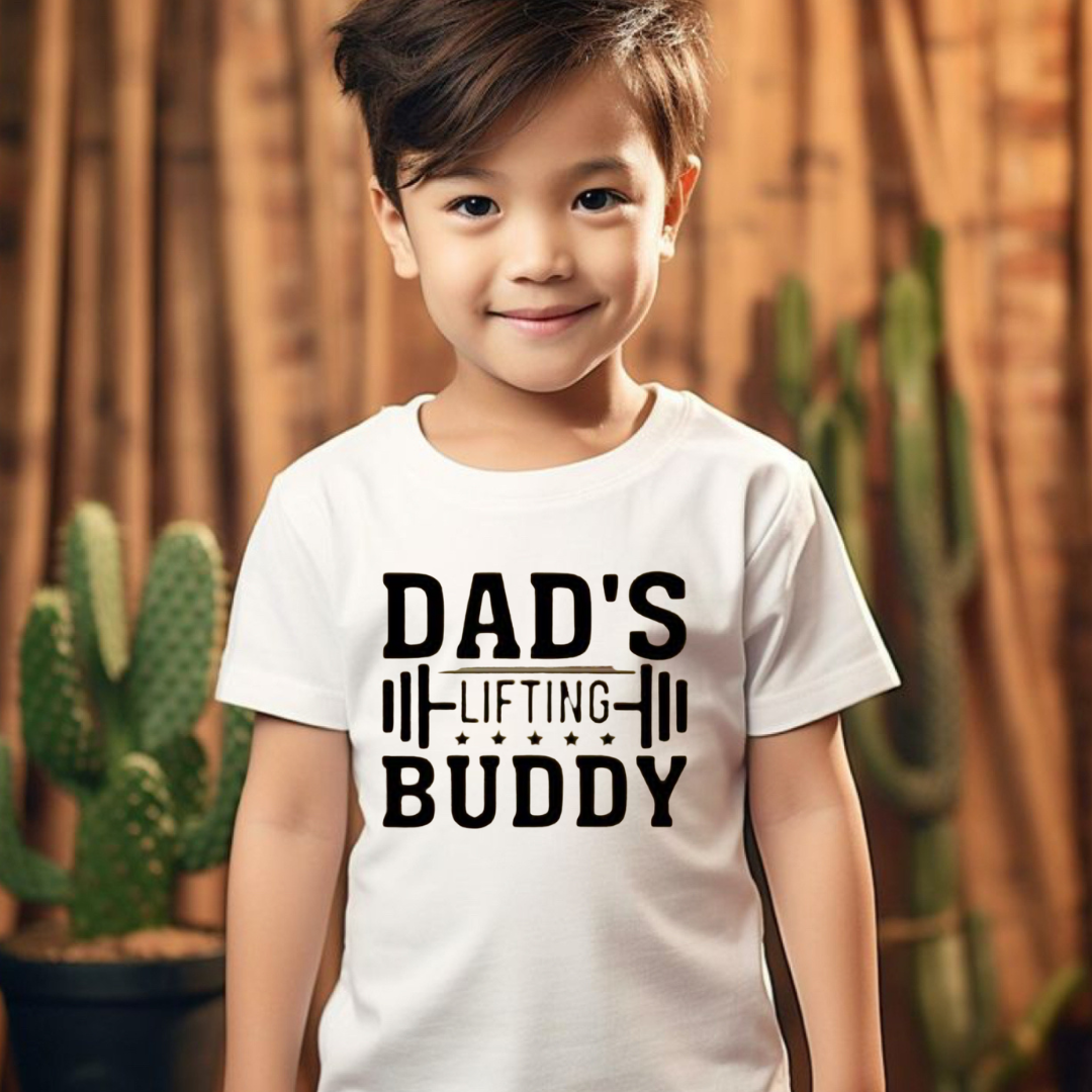 Dad's Lifting Buddy T-shirt