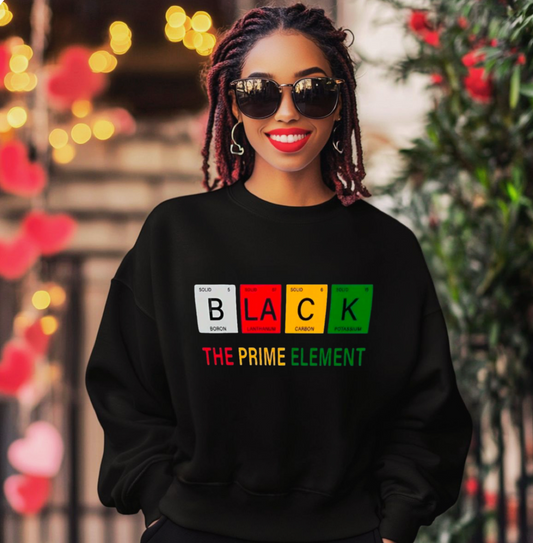Black The Prime Element T-Shirt